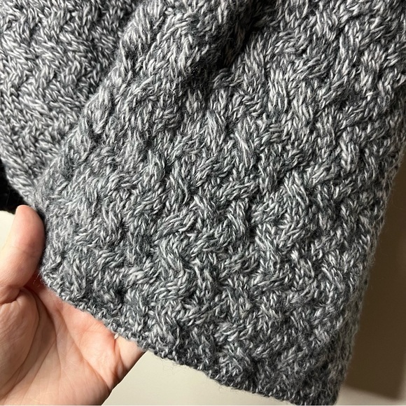 IRELANDSEYE Glenross 100% Merino Wool Cable Knit Fisherman Waterfall Cardigan - Picture 12 of 12